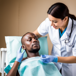 Patient undergoing Biopsy of thyroid