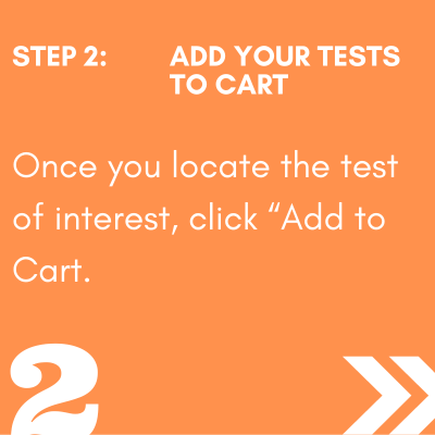 Online Laboratory Tests: Step 2