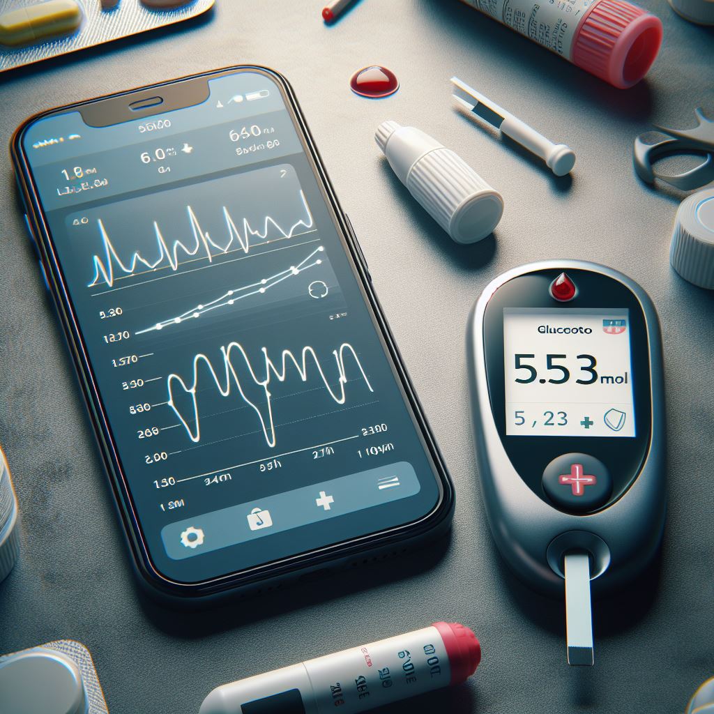 Glucometer for blood sugar monitoring