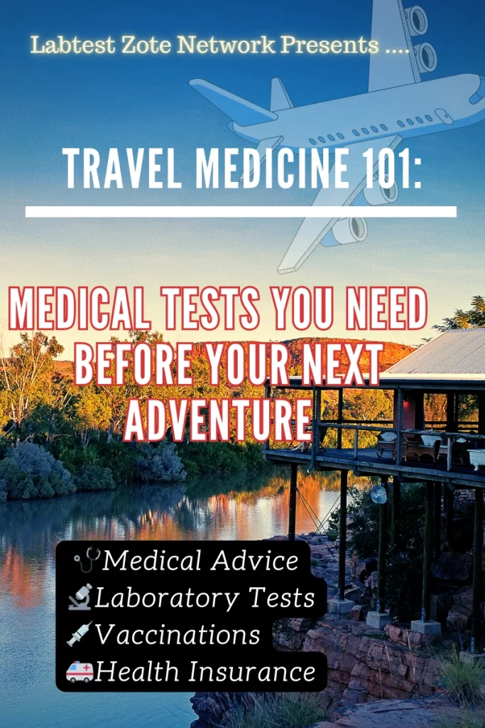 Travel medical tests - cover image labtestzote.com