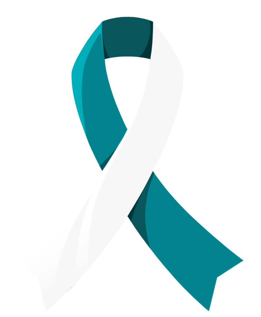 pap smear:  cervical cancer ribbon